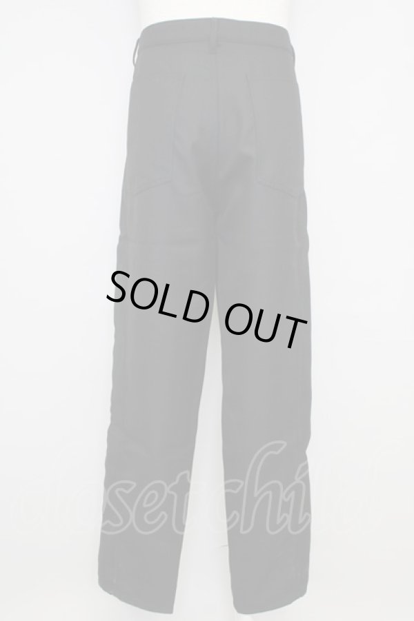 画像2: COMME des GARCONS / ウールスラックス M 黒 T-24-06-07-010-pa-IN-ZH (2)