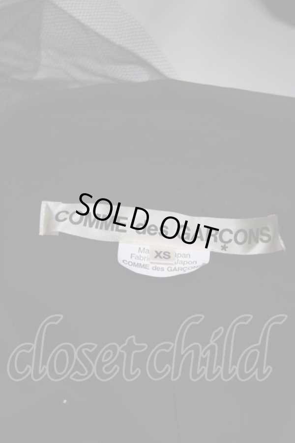 画像4: COMME des GARCONS / チュールシャツ XS 黒 T-24-09-25-004-to-OD-ZH (4)