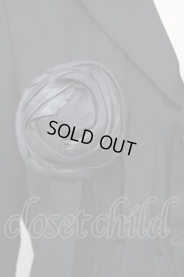 画像4: COMME des GARCONS / フラワーモチーフジャケット XS 黒 T-24-09-25-006-jc-OD-ZH (4)