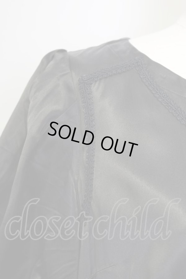 画像3: COMME des GARCONS / サテンワンピース M 黒 T-24-09-25-007-op-IN-ZH (3)