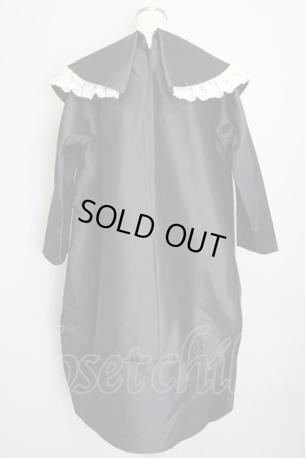 画像2: COMME des GARCONS / レースカラー立体裁断ワンピース XS 黒 T-24-09-25-010-op-OD-ZH (2)