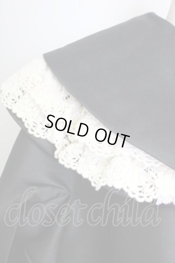 画像3: COMME des GARCONS / レースカラー立体裁断ワンピース XS 黒 T-24-09-25-010-op-OD-ZH (3)