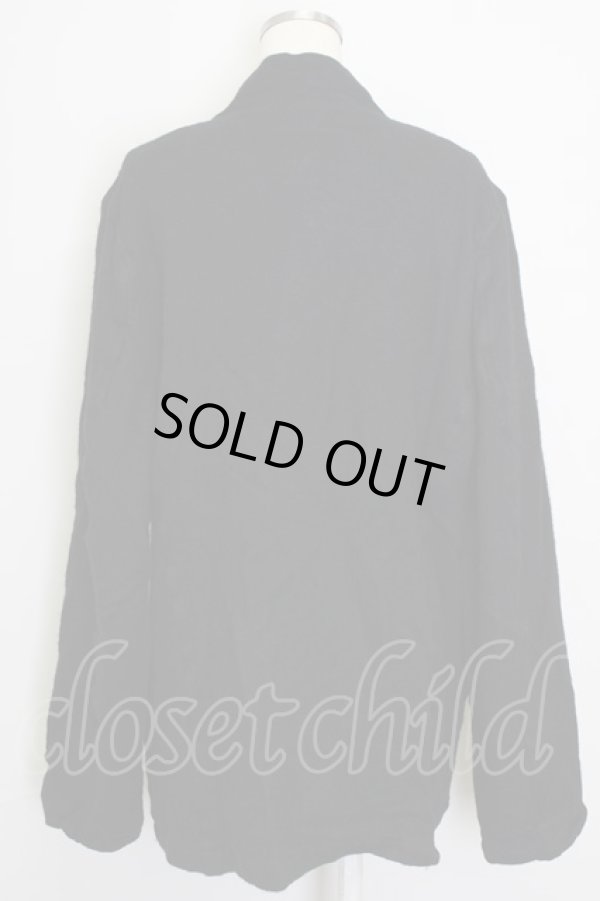 画像2: COMME des GARCONS / ウールジャケット M 黒 T-24-09-25-012-jc-IN-ZH (2)