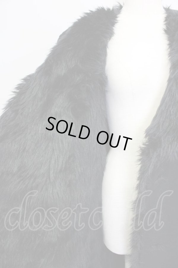 画像4: COMME des GARCONS / ファートリムロングコート M 黒 T-24-09-25-014-co-IN-ZH (4)