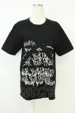 画像1: COMME des GARCONS / クロスデザイン半袖カットソー S ブラック T-26-05-17-020-ts-OD-ZT (1)