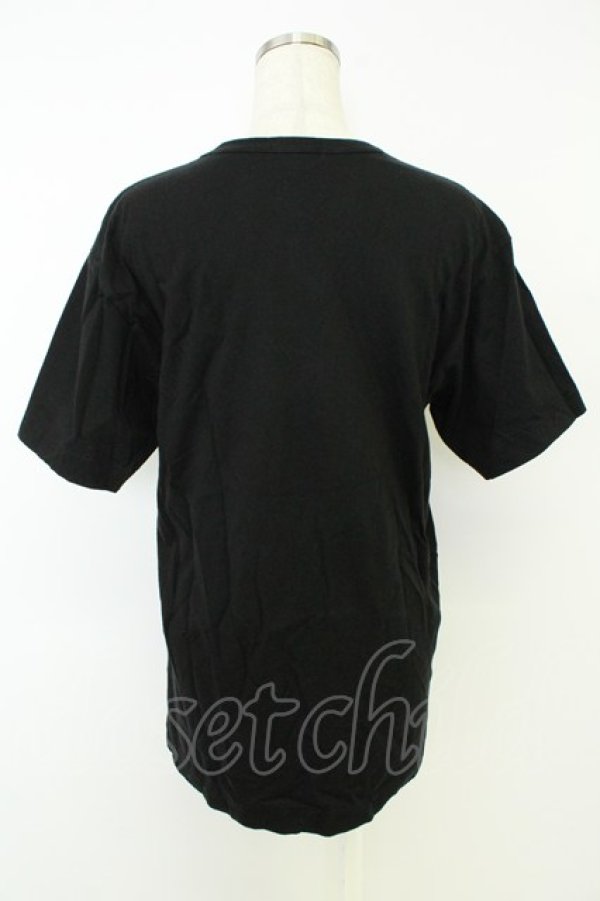 画像2: COMME des GARCONS / クロスデザイン半袖カットソー S ブラック T-26-05-17-020-ts-OD-ZT (2)