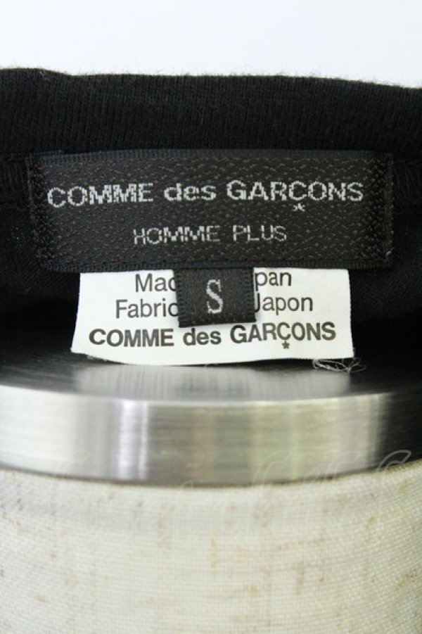 画像4: COMME des GARCONS / クロスデザイン半袖カットソー S ブラック T-26-05-17-020-ts-OD-ZT (4)