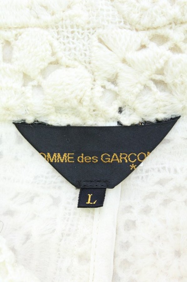 画像4: COMME des GARCONS / フラワーレースジャケット L 生成 T-26-05-17-002-jc-OD-ZT (4)