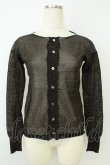 画像1: COMME des GARCONS / ラメ織りカカーディガン  黒 T-26-05-17-008-to-OD-ZT (1)