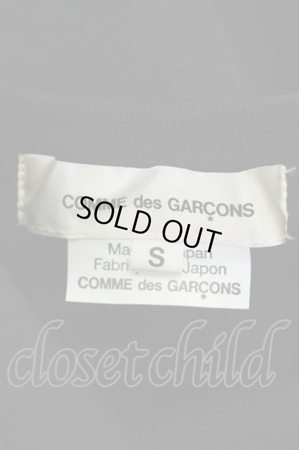 画像5: COMME des GARCONS / チュールカットソー S 黒 T-26-05-17-010-to-OD-ZH (5)