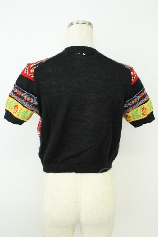 画像2: COMME des GARCONS / チュールカットソー S 黒 T-26-05-17-010-to-OD-ZT (2)
