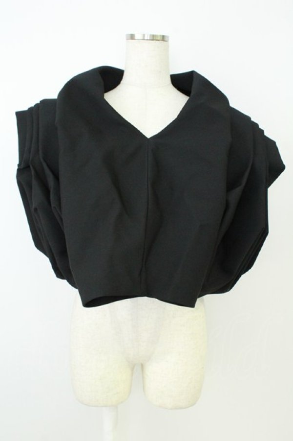 画像1: COMME des GARCONS / 立体裁断トップス S 黒 T-26-05-17-014-to-OD-ZT (1)