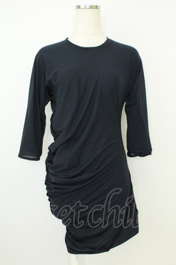 画像1: COMME des GARCONS /レイヤード変形ワンピース  紺 T-26-05-17-015-op-OD-ZT (1)