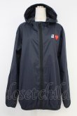 画像1: COMME des GARCONS / フルジップナイロンジャケット XL ネイビー T-26-09-04-005-jc-IN-ZT (1)