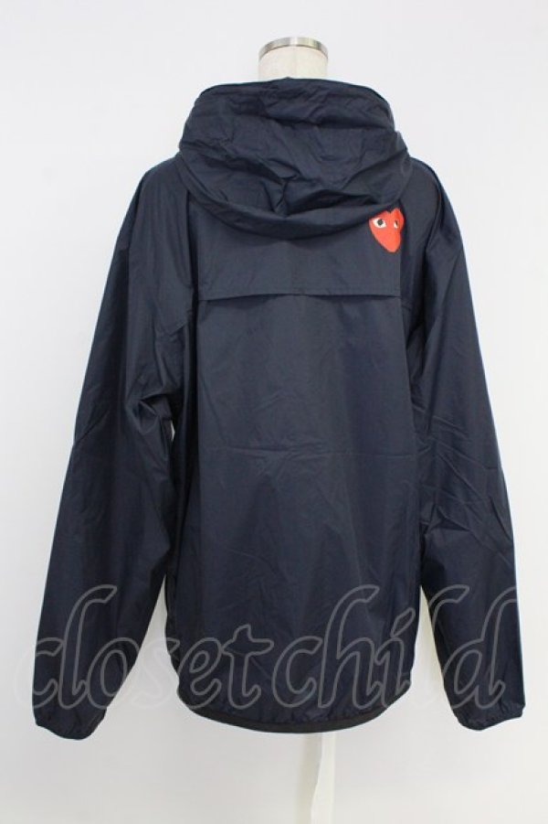 画像2: COMME des GARCONS / フルジップナイロンジャケット XL ネイビー T-26-09-04-005-jc-IN-ZT (2)
