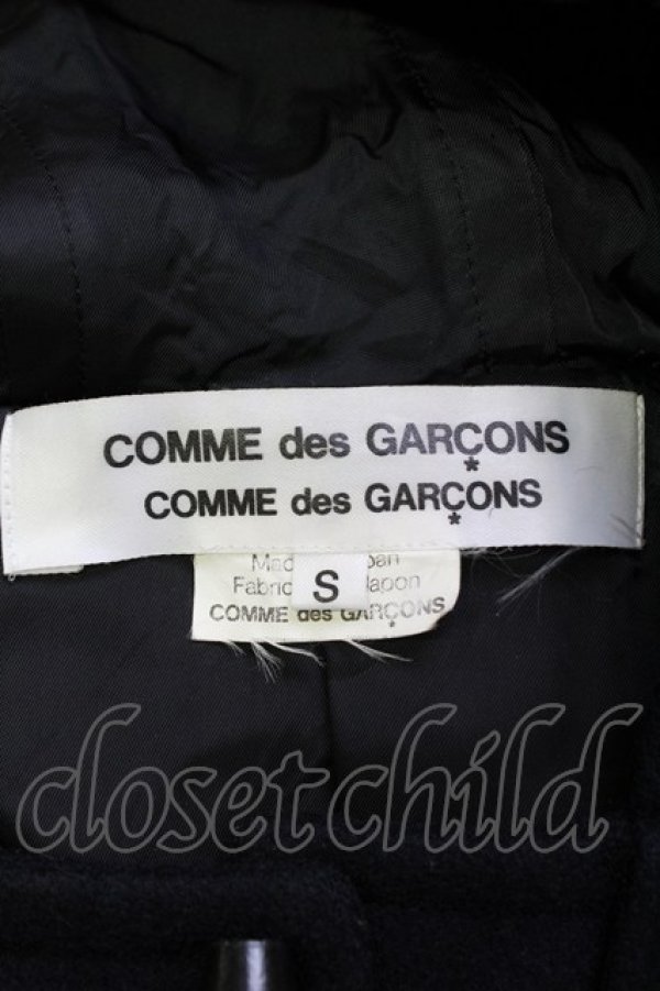 画像5: COMME des GARCONS / ダッフルコート S 黒 T-26-09-04-007-co-SA-ZT (5)
