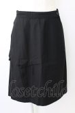 画像1: COMME des GARCONS /アシンメトリープリーツスカート M ブラック T-26-09-04-009-sk-SA-ZT (1)
