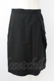 画像2: COMME des GARCONS /アシンメトリープリーツスカート M ブラック T-26-09-04-009-sk-SA-ZT (2)