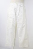 画像1: COMME des GARCONS / コーデュロイワイドパンツ XS 白 T-26-09-04-011-pa-OD-ZT (1)