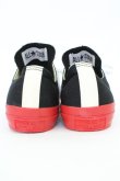 画像2: COMME des GARCONS / Ｃｈｕｃｋ　Ｔａｙｌｏｒ　Ｌｏｗ　スニーカー 26cm ブラックｘレッド T-26-09-04-013-sh-IN-ZT (2)