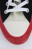 画像5: COMME des GARCONS / Ｃｈｕｃｋ　Ｔａｙｌｏｒ　Ｌｏｗ　スニーカー 26cm ブラックｘレッド T-26-09-04-013-sh-IN-ZT (5)