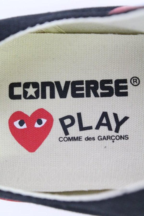 画像7: COMME des GARCONS / Ｃｈｕｃｋ　Ｔａｙｌｏｒ　Ｌｏｗ　スニーカー 26cm ブラックｘレッド T-26-09-04-013-sh-IN-ZT (7)
