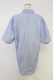 画像2: COMME des GARCONS / ストライプシャツ L サックス T-26-09-04-002-bl-IN-ZT (2)