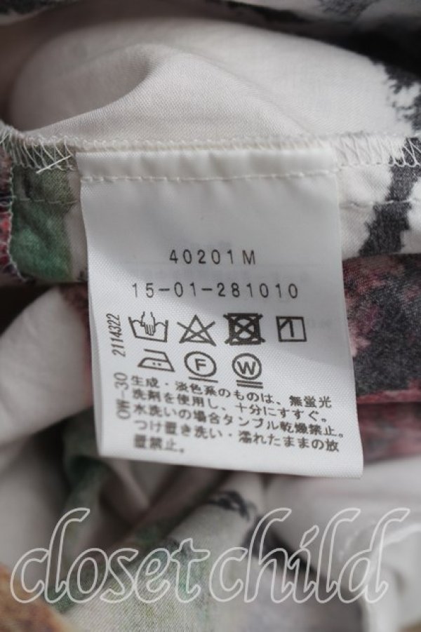 画像4: ANGLOMANIA 中古 / 葡萄柄スカート 38（M相当） 白  H-26-07-12-021-sk-OD-ZH (4)