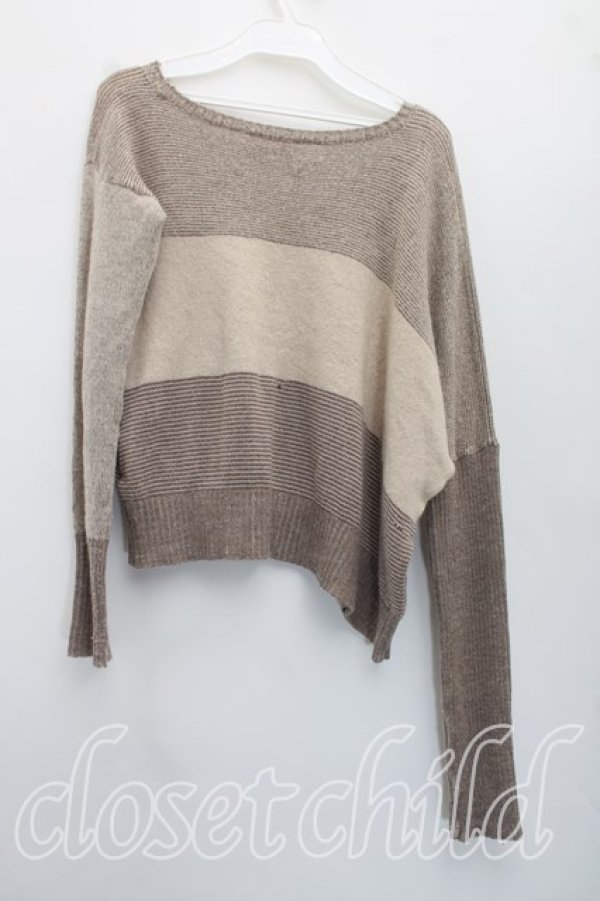 画像2: ヴィヴィアンウエストウッド 中古 / 単色オーブ刺繍ニット 2（9号相当） ベージュ  H-26-07-12-031-to-OD-ZH (2)