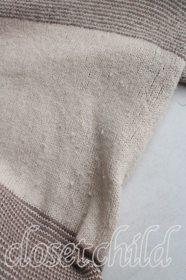 画像6: ヴィヴィアンウエストウッド 中古 / 単色オーブ刺繍ニット 2（9号相当） ベージュ  H-26-07-12-031-to-OD-ZH (6)