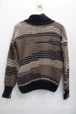 画像2: ヴィヴィアンウエストウッド 中古 / ボーダータートルニット  茶  H-26-07-12-032-to-OD-ZH (2)