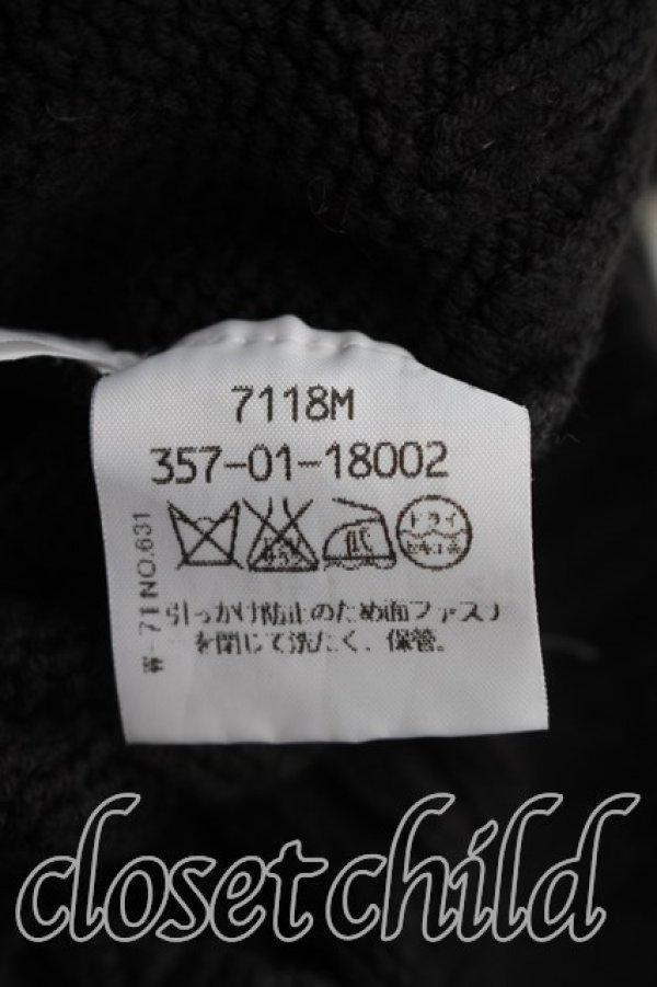 画像4: ヴィヴィアンウエストウッド 中古 / 単色オーブ刺繍ジップカーディガン 2（9号相当） 黒  H-26-07-12-033-to-OD-ZH (4)