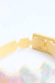 画像4: ヴィヴィアンウエストウッド 中古 / スカルボウラバーブレスレット  黄色  H-26-07-12-034-ac-OD-ZH (4)