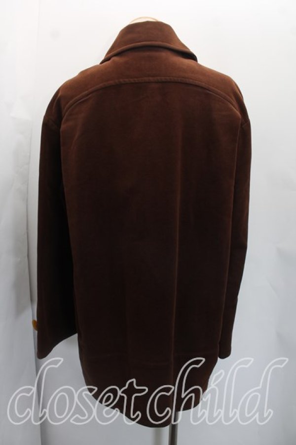 画像2: ヴィヴィアンウエストウッド MAN 中古 / スエード比翼コート 48（メンズL相当） 茶  H-26-07-12-005-co-OD-ZH (2)