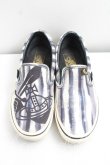 画像2: ANGLOMANIA×VANS 中古 / アナーキーストライプシューズ 23.5cm相当 灰  H-26-07-12-044-sh-OD-ZH (2)