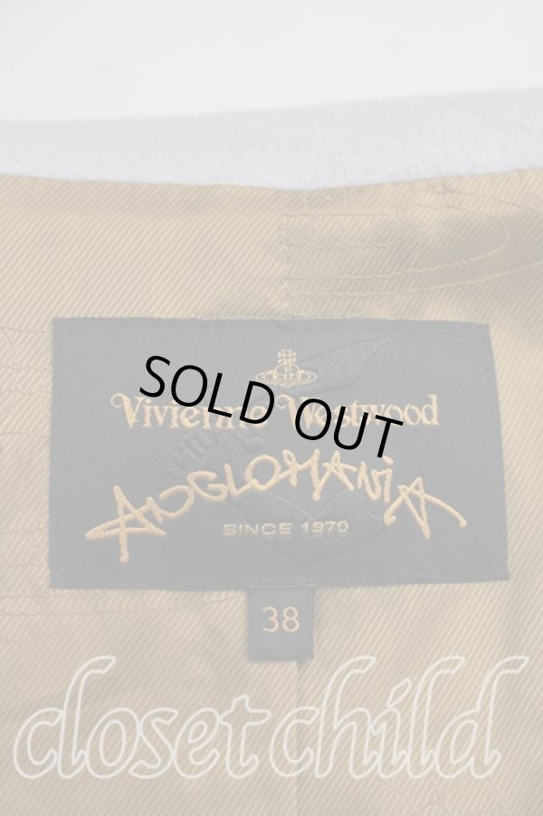 画像3: ANGLOMANIA 中古 / アングロフィリアアシメコート 38（7号相当） 灰  H-26-07-12-006-co-OD-ZH (3)