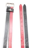 画像2: ヴィヴィアンウエストウッド 中古 / ダブルレザーベルト  黒  H-26-07-12-060-gd-OD-ZH (2)