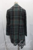 画像2: ヴィヴィアンウエストウッド 中古 / タータンチェック変形コート 38（7号相当） 緑  H-26-07-12-007-co-OD-ZH (2)