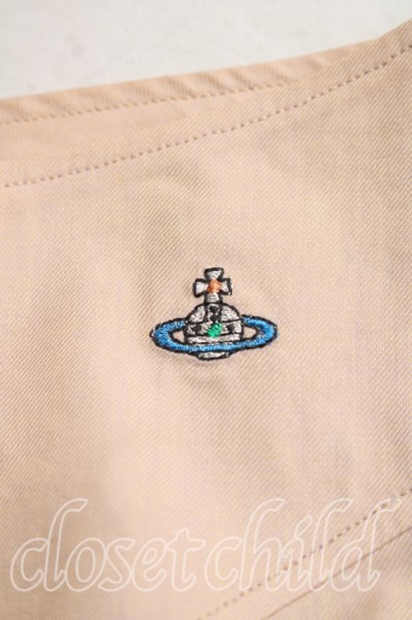 画像6: ヴィヴィアンウエストウッド MAN 中古 / カラーオーブ刺繍パジャマパンツ M 茶  H-26-07-12-008-pa-OD-ZH (6)