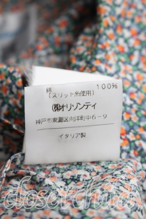 画像5: ヴィヴィアンウエストウッド MAN 中古 / リバティー比翼シャツ III(メンズL相当） 緑  H-26-07-12-013-bl-OD-ZH (5)