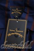 画像3: ヴィヴィアンウエストウッド 中古 / ストライプシャツ 38（7号相当） 茶ｘ紺  H-26-07-12-016-bl-OD-ZH (3)