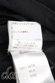 画像5: ヴィヴィアンウエストウッド 中古 / サティア刺繍シルクドランクンシャツ UK8（7号相当） 黒  H-26-07-12-018-bl-OD-ZH (5)