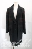画像1: ANGLOMANIA 中古 / CO/タータンチェック切替コート   H-23-09-17-001-IN-ZH (1)