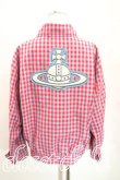 画像2: ヴィヴィアンウエストウッド 中古 / JKT/ギンガムORB刺繍 ブルゾン   H-23-09-17-029-IN-ZH (2)