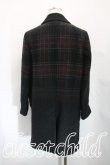 画像2: ANGLOMANIA 中古 / CO/タータンチェック切替コート   H-23-09-17-001-IN-ZH (2)