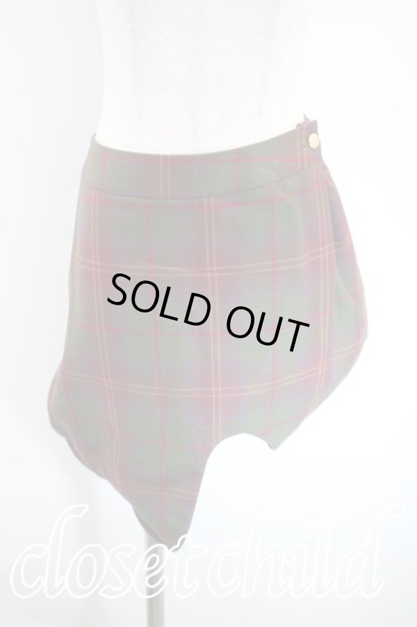 画像3: ヴィヴィアンウエストウッド 中古 / タータンチェック変形セットアップ   H-23-09-17-075-IN-ZH (3)