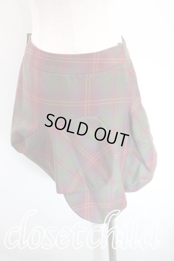 画像4: ヴィヴィアンウエストウッド 中古 / タータンチェック変形セットアップ   H-23-09-17-075-IN-ZH (4)