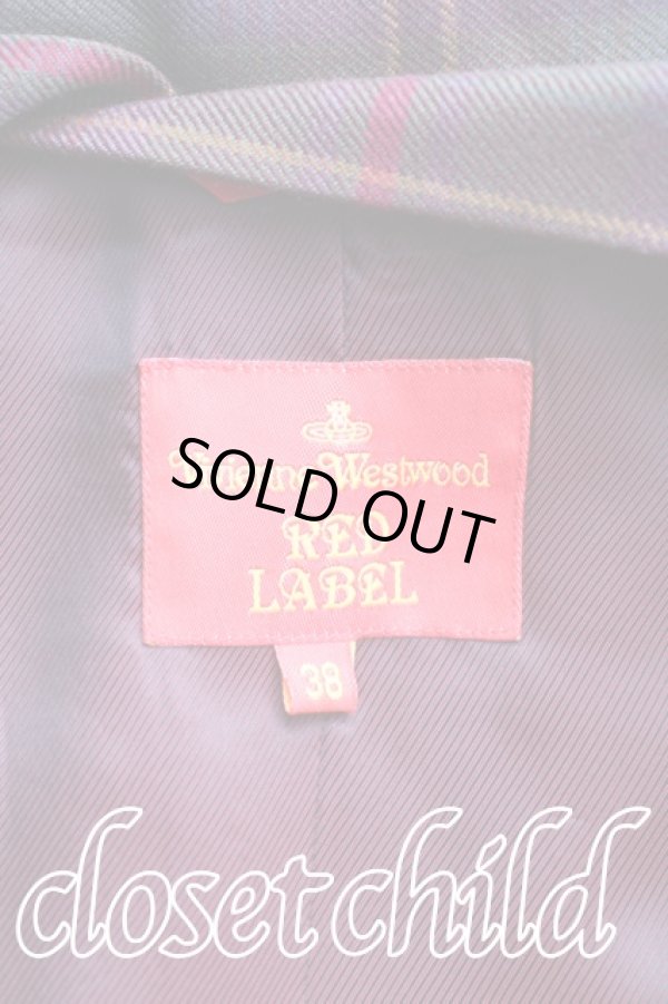 画像5: ヴィヴィアンウエストウッド 中古 / タータンチェック変形セットアップ   H-23-09-17-075-IN-ZH (5)