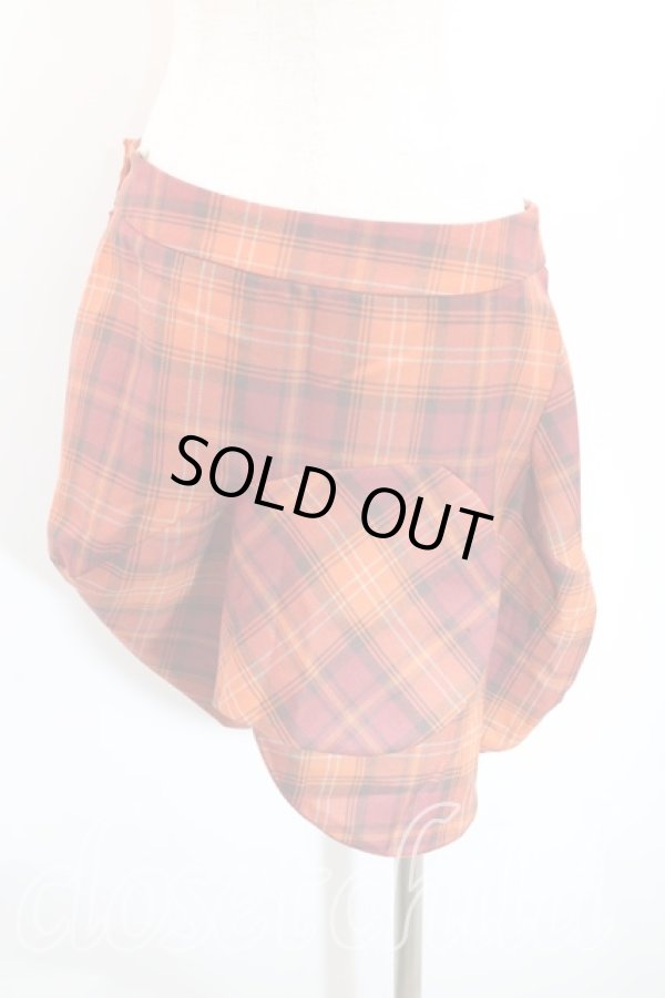 画像4: ヴィヴィアンウエストウッド 中古 / SU/タータンチェックアニマルカットスカートセットアップ   H-23-09-24-048-OD-ZH (4)