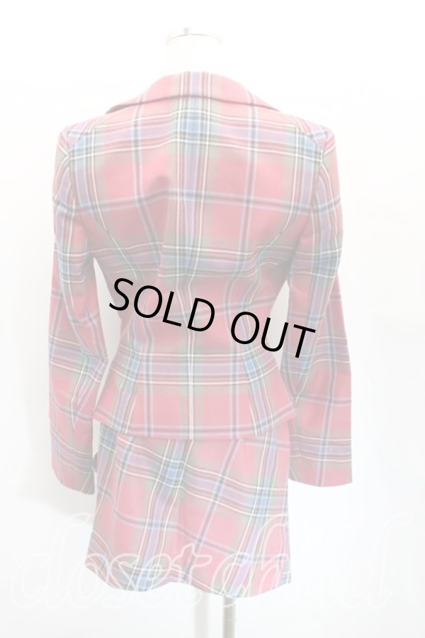 画像2: ヴィヴィアンウエストウッド 中古 / SU/タータンチェックセットアップ   H-23-09-24-049-OD-ZH (2)